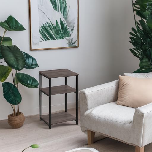 VASAGLE Side Table, Small End Table, Tall Nightstand - Image 6