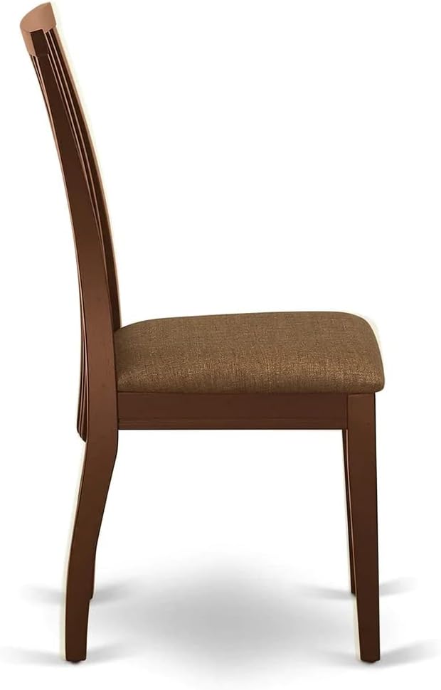 East West Furniture HBIP3-MAH-C 3 Piece Dining Room Furniture Set Contains a - Image 8