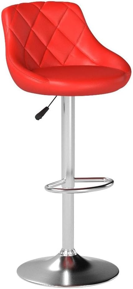 Bar Stools Barstools Swivel Stool Set of 2 Height Adjustable Bar Chairs - Image 5