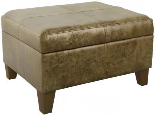 Homepop Home Decor | K2380-YDQY-2 | Luxury Large Faux Leather Square Storage - Image 11