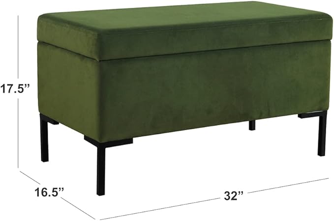 HomePop Upholstered Storage Bench - Image 3