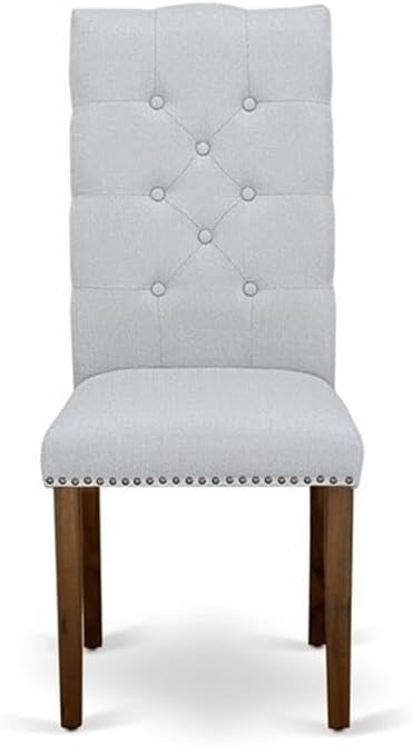 East West Furniture DLEL3-AWA-05 3 Piece Kitchen Table & Chairs Set Consist of - Image 5
