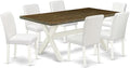 East West Furniture X077AB264-7 7 Piece Dining Room Table Set Consist of a by EastWestFurniture