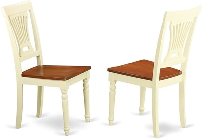 East West Furniture DOPL7-WHI-W 7 Piece Dining Table Set Consist of a Rectangle - Image 4