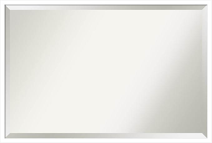 Amanti Art White Bathroom Mirror by AmantiArt