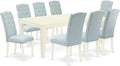 East West Furniture LGCE9-LWH-15 9 Piece Dining Room Table Set Includes a by EastWestFurniture