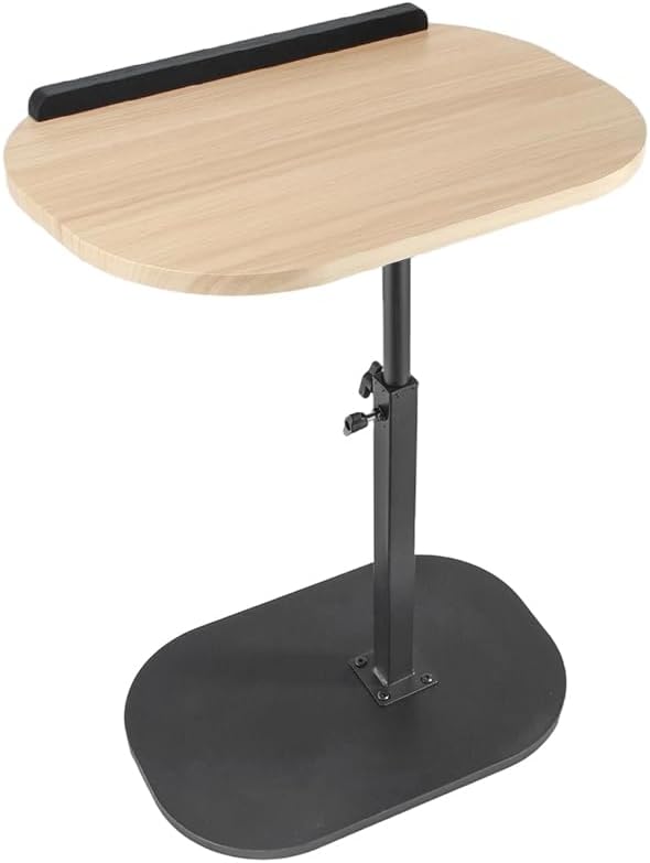 Comeon C-Shaped Tv Tray Pedestal Side Table, End Table Adjustable Height in by Comeon