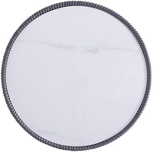 Manhattan Comfort Anderson Modern 18" Round End Table 2.0 | Ceramic Marble - Image 6
