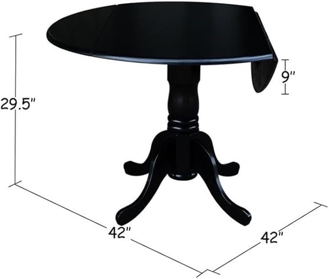 IC International Concepts, Solid Wood, Real Parawood, Easy Assembly - Image 2