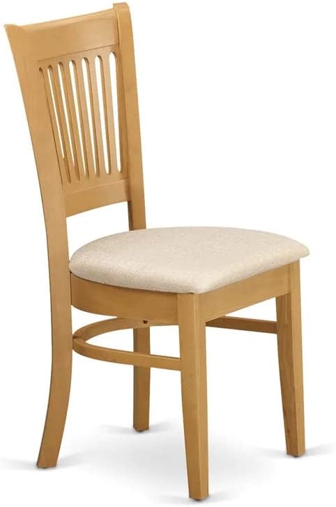 East West Furniture NDVA5-OAK-C 5 Piece Kitchen Table & Chairs Set Includes a - Image 10