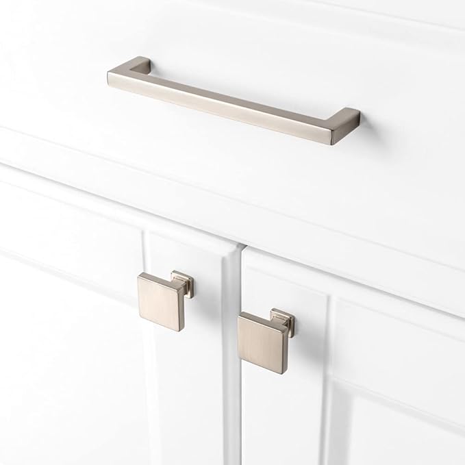KOOFIZO 10 Pack Brushed Nickel Cabinet Knobs Satin Nickel Drawer Knobs K08 - Image 4