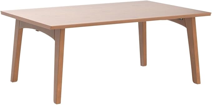 Japanese Floor Table No Assembly Required Bamboo Folding Walnut Coffee Table - Image 4