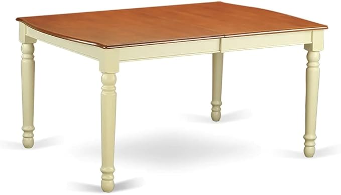 East West Furniture DOT-WHI-T Dover Modern Kitchen Table - Image 4