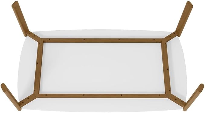 Manhattan Comfort Gales 70-Inch Mid Century Modern Dining Table - Image 5