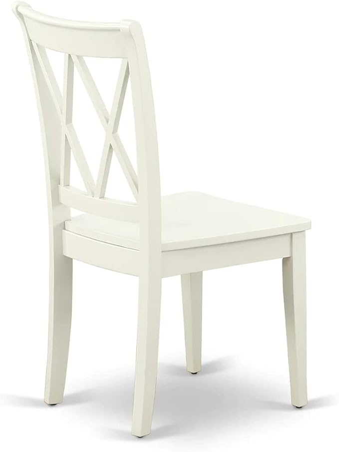 East West Furniture MZCL5-LWH-W 5 Piece Dinette Set - Image 13