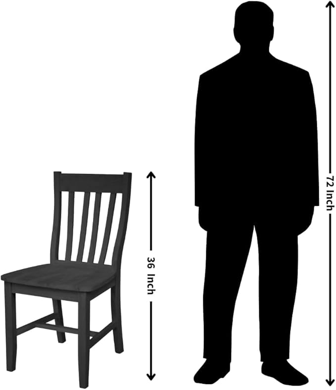 Set of Two Cafe Dining Chairs, Unfinished - Image 10
