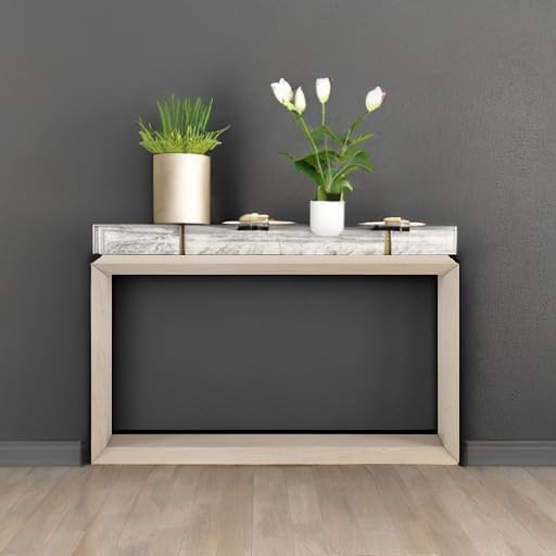 Henn&Hart 55'' Wooden Rectangular Console Table Entryway Table, Sofa Table - Image 6