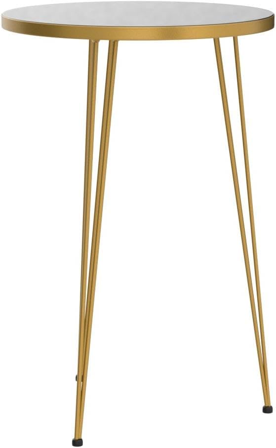 PAK HOME Set of 2 End Tables Round Wood Sofa Side Coffee Tables - Image 5