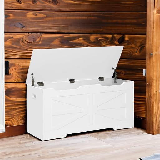 39.4" Storage Chest, Extra Large Storage Trunk - Image 5