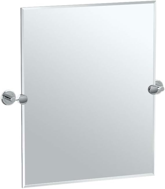 Gatco 4249SM Latitude II Rectangle Mirror, 24 Inch, Frameless Rectangle - Image 2