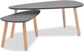 vidaXL Nesting Coffee Table 2 pcs, Side Tables by vidaXL