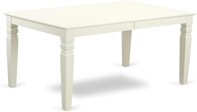 East West Furniture LGDA9-LWH-27 9 Piece Dining Room Set Includes a Rectangle - Image 5