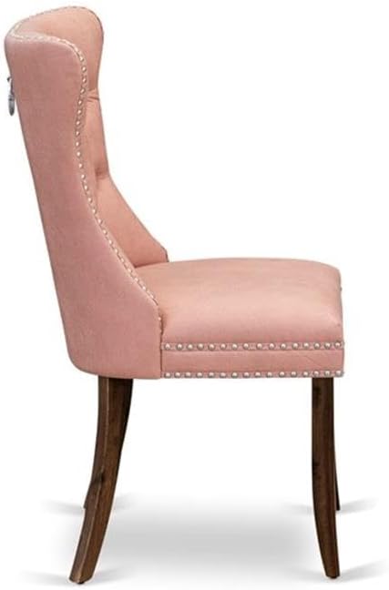East West Furniture ANDA5-AWA-23 5 Piece Dinette Set Consists of a Round Dining - Image 10