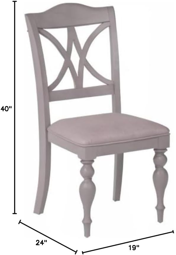 LIBERTY FURNITURE INDUSTRIES, INC. Summer House Slat Back Side Chair-Set of 2 - Image 3
