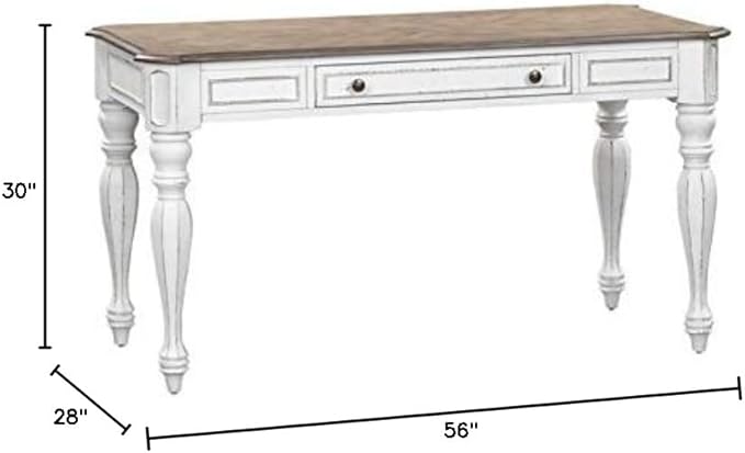 Liberty Furniture Industries Magnolia Manor Lift Top Writing Desk, W56 x D28 x - Image 3