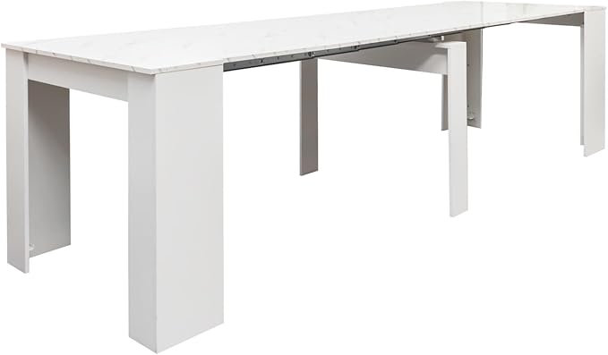 KEIKI 20-118.5"L Extendable Foldable Dining Room Table - Image 8