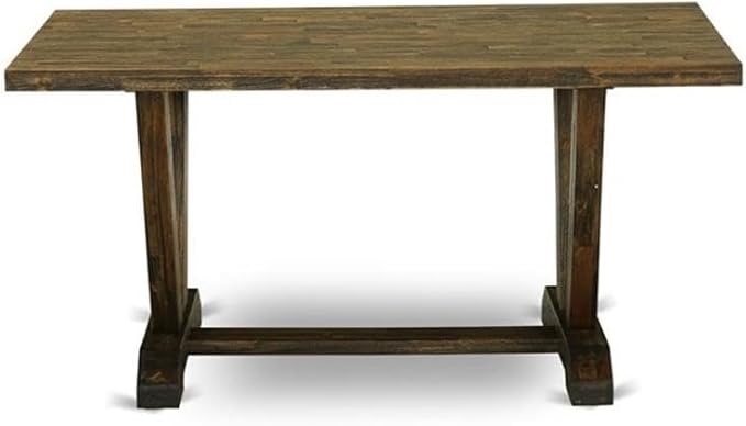 East West Furniture VT776 V-Style Kitchen Dining Table - Image 3