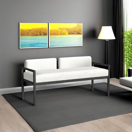 HomePop Modern Metal Bench|Bench - Image 8