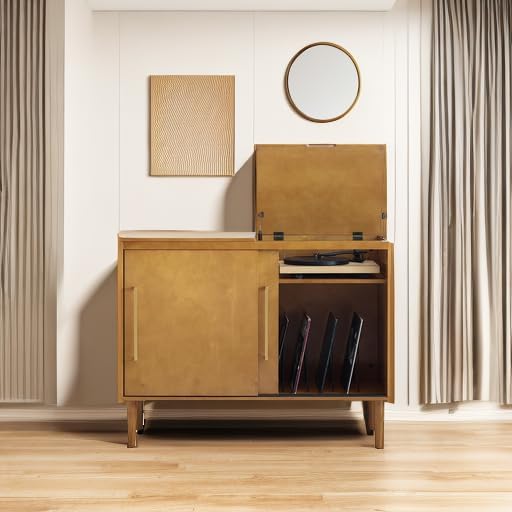 Crosley Furniture Everett Media Console and Record Player Stand - Image 5