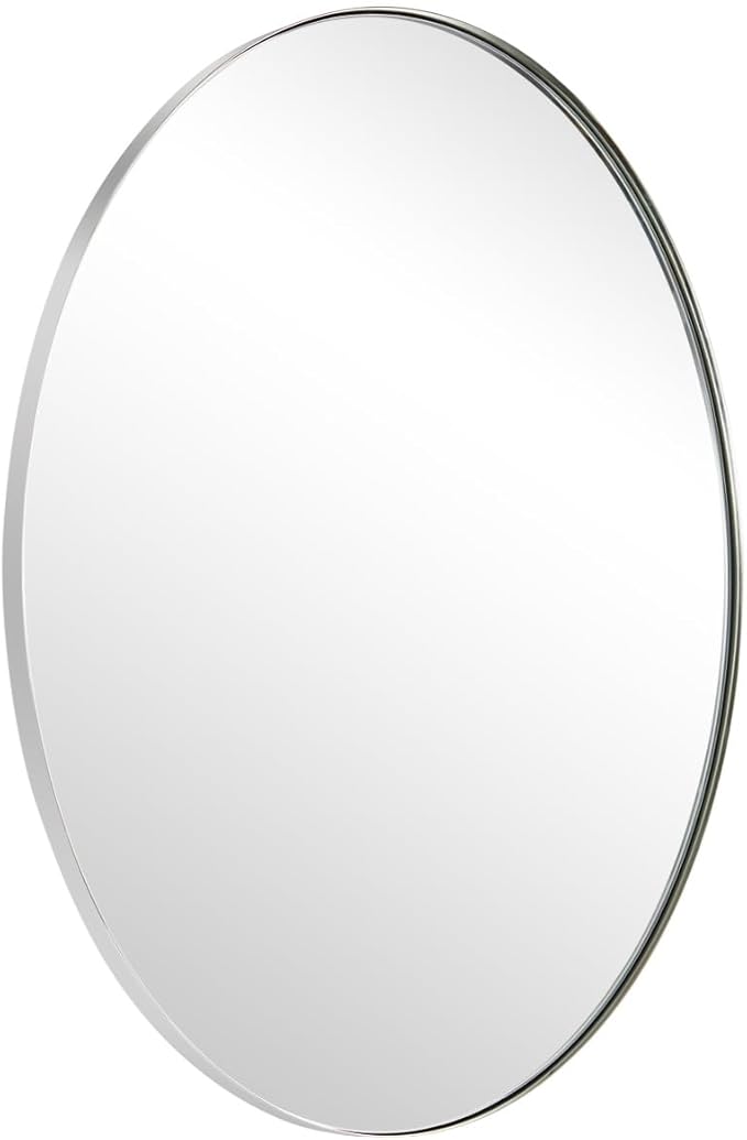 ANDY STAR Polished Chrome Oval Mirrors by ANDYSTAR