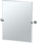 Gatco 4249SM Latitude II Rectangle Mirror, 24 Inch, Frameless Rectangle by Gatco
