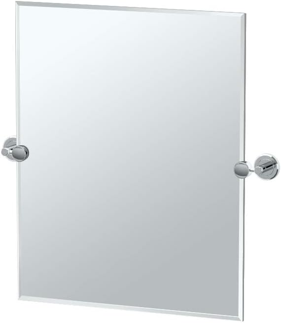 Gatco 4249SM Latitude II Rectangle Mirror, 24 Inch, Frameless Rectangle by Gatco