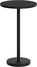 Round Side Table, Tall Drink End Table by Yatiney