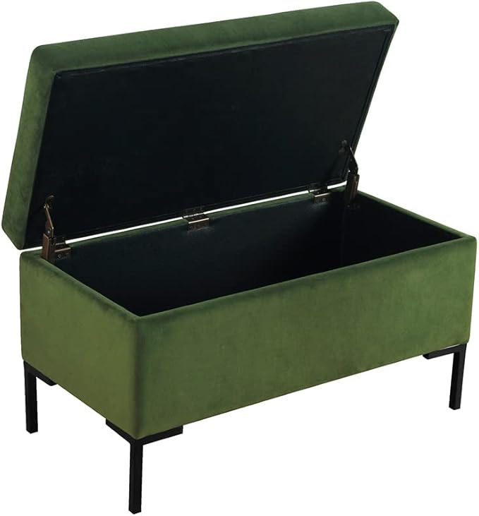 HomePop Upholstered Storage Bench - Image 5