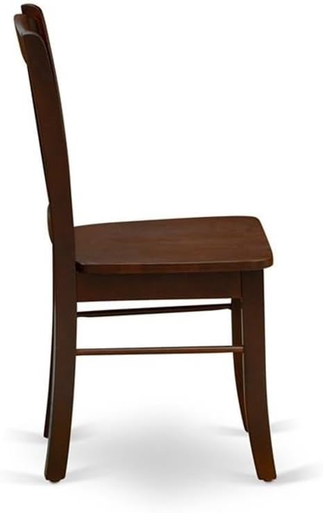 East West Furniture HLDL5-MAH-W 5 Piece Kitchen Table Set - Image 9