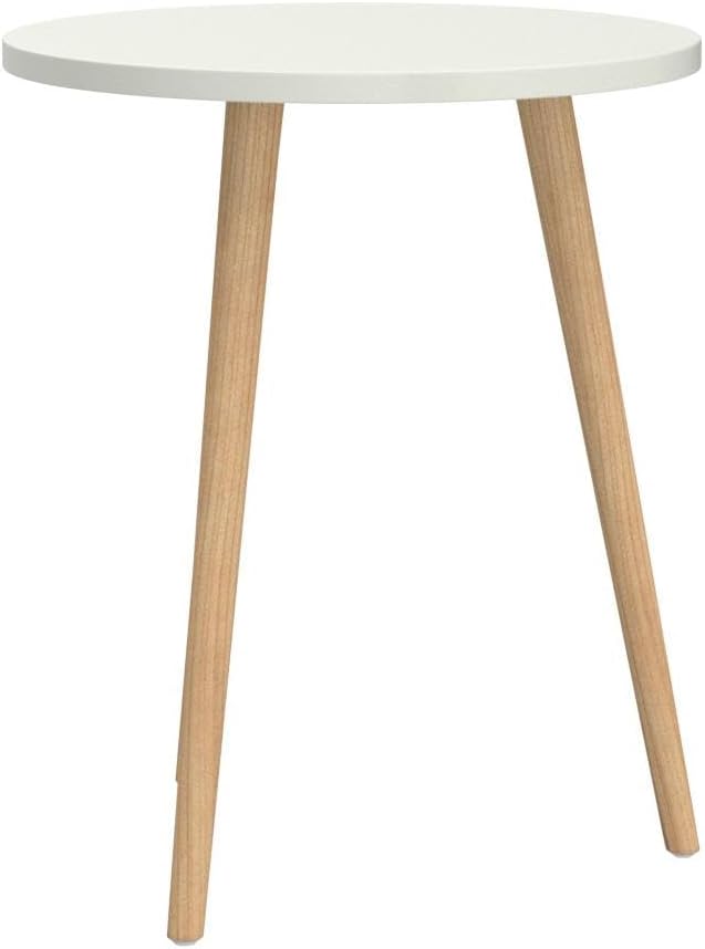AWASEN Round Side/ End Table, Accent Nightstand Modern - Image 4