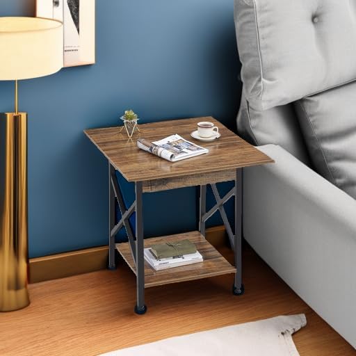 GreenForest End Table 24 inch for Living Room, Large Square Side Tables - Image 5