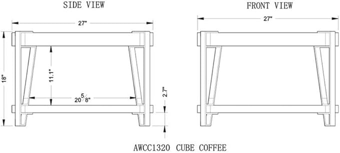 Ryegate Coffee Table, Natural Solid Wood - Image 3