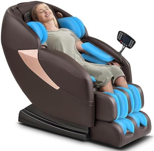 Massage Chair, Zero Gravity Full Body Massage Chair Extra Large Shiatsu by Mazzup