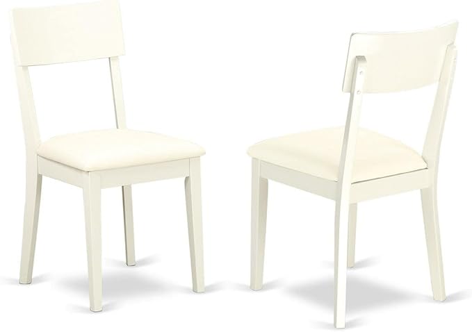 East West Furniture HLAD3-LWH-LC 3 Piece Dining Table Set - Image 3