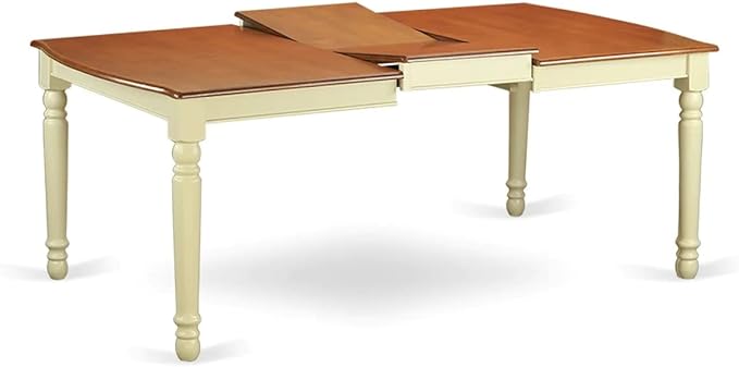 East West Furniture DOT-WHI-T Dover Modern Kitchen Table - Image 5