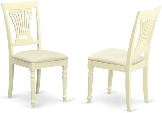 East West Furniture SUPL3-BMK-C 3 Piece Dining Table Set Contains a Round - Image 6
