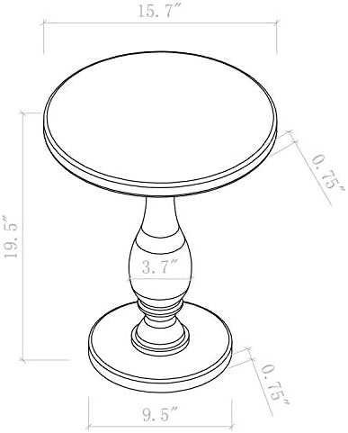 LIKENOW Acrylic End Table, Acrylic Side Table, Modern Nightstand - Image 3