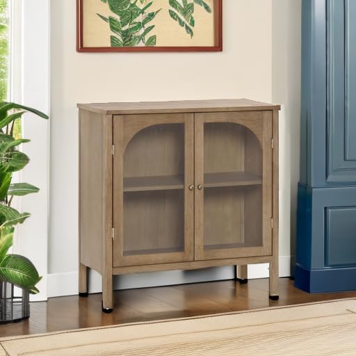 Nathan James Mason Storage Cabinet, Free Standing Accent Sideboard Buffet - Image 5
