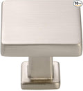 KOOFIZO 10 Pack Brushed Nickel Cabinet Knobs Satin Nickel Drawer Knobs K08 by Koofizo