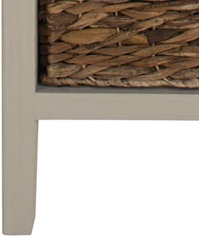 Safavieh Home Michaela Coastal Vintage Grey 4-drawer Side Table - Image 9